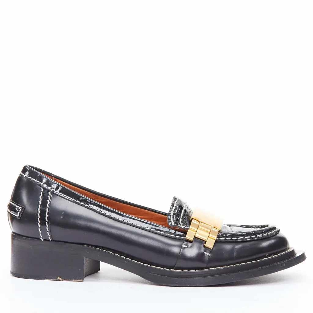 Acne Studios Penny Watch Black Leather Fair - Back View