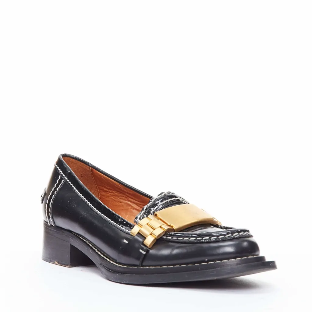 Acne Studios Penny Watch Black Leather Fair - Inside View