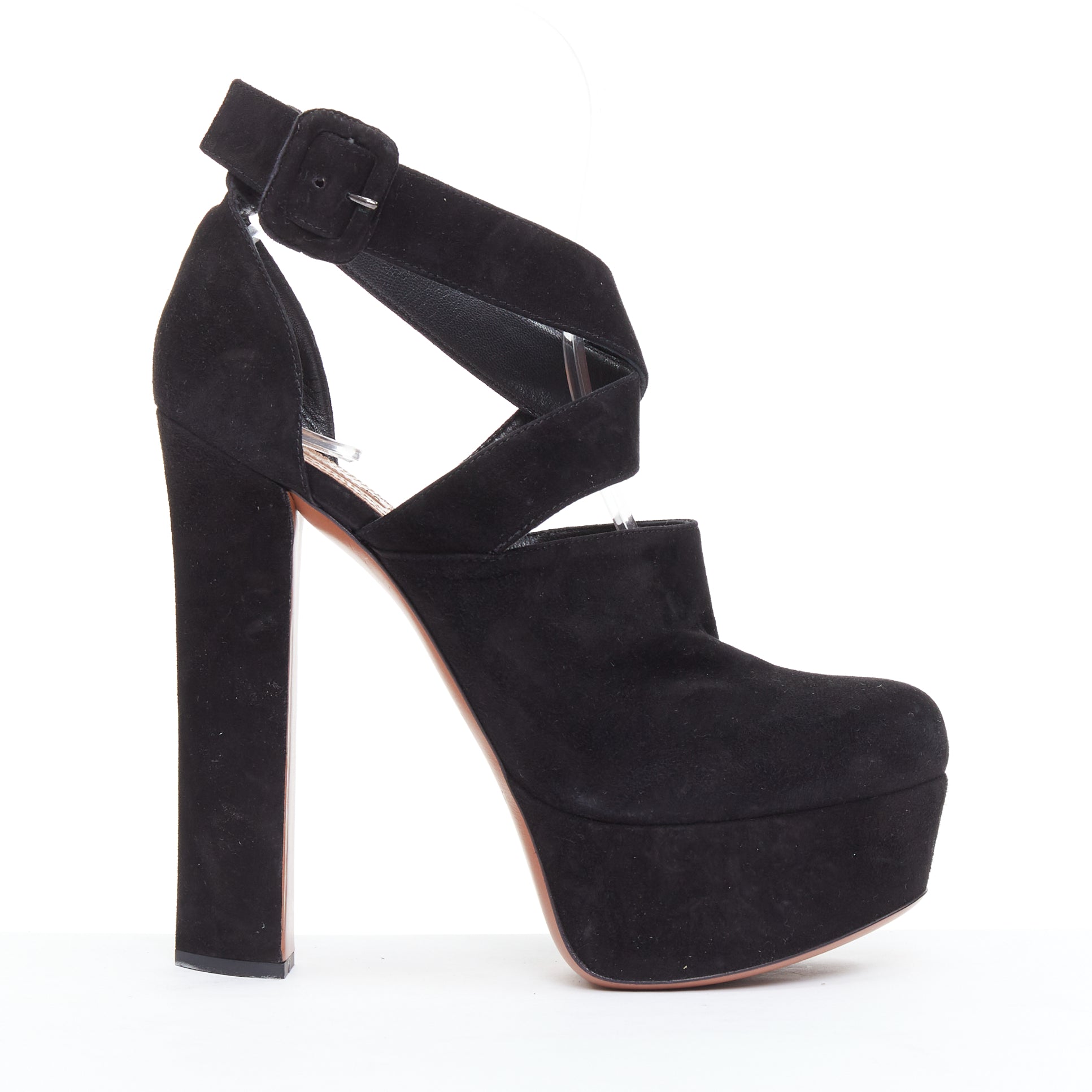 Alaïa Wrap Strap Platforms