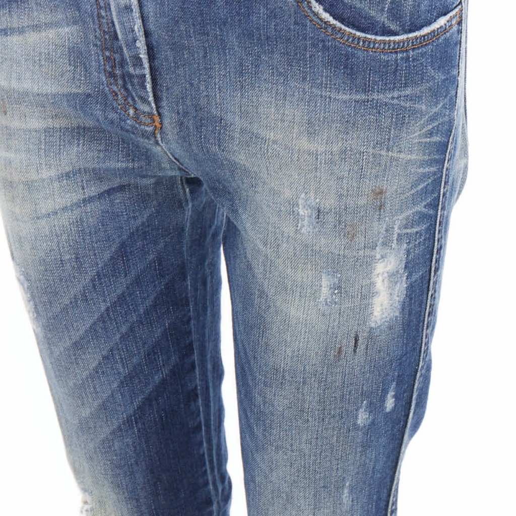 Dolce & Gabbana Blue Distressed Jeans - Detail 2