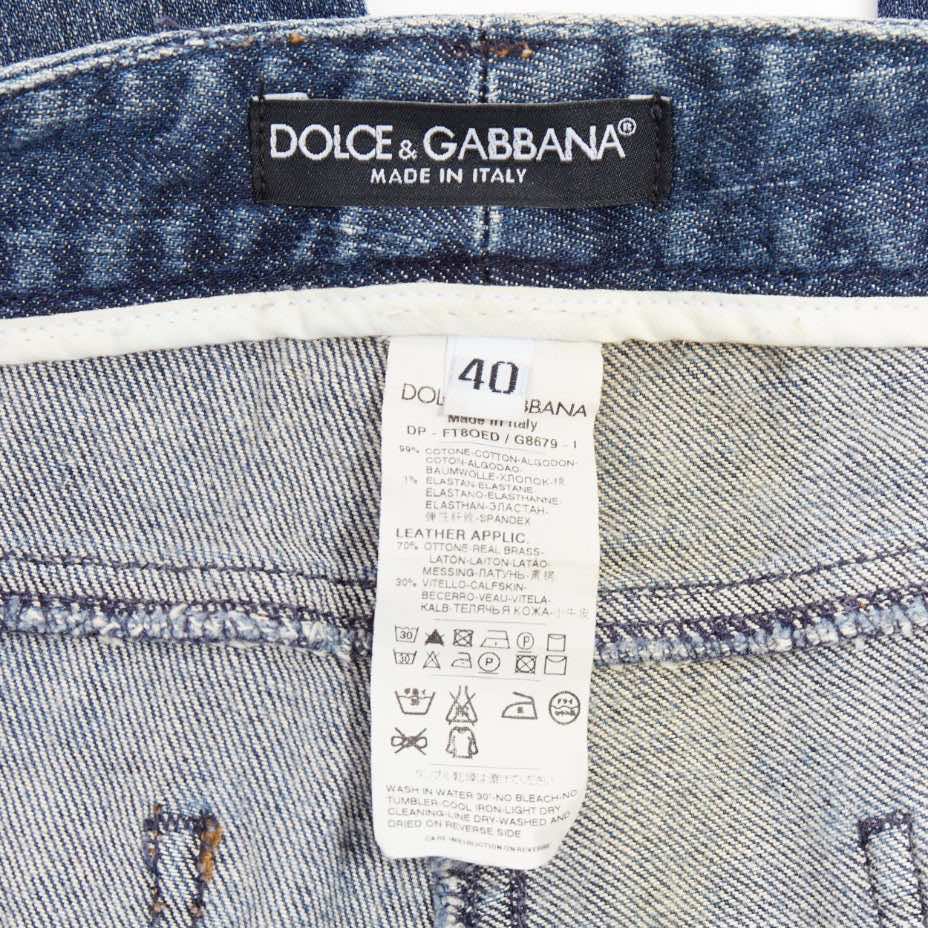 Dolce & Gabbana Blue Distressed Jeans - Image 10