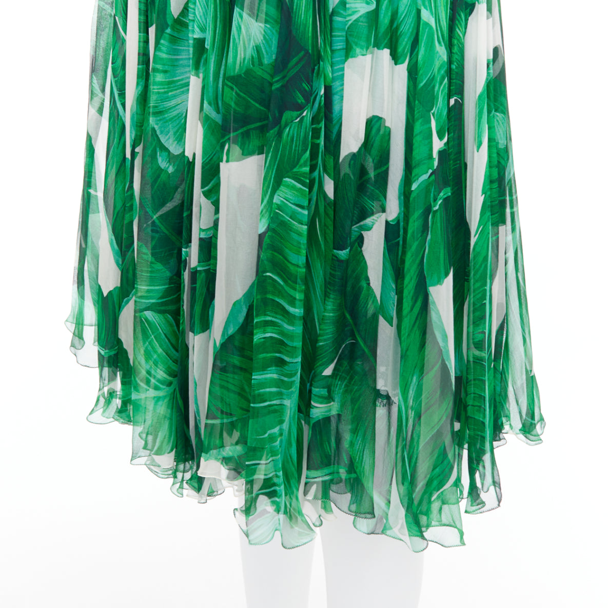 Dolce & Gabbana Tropical Chiffon Skirt - Detail 2