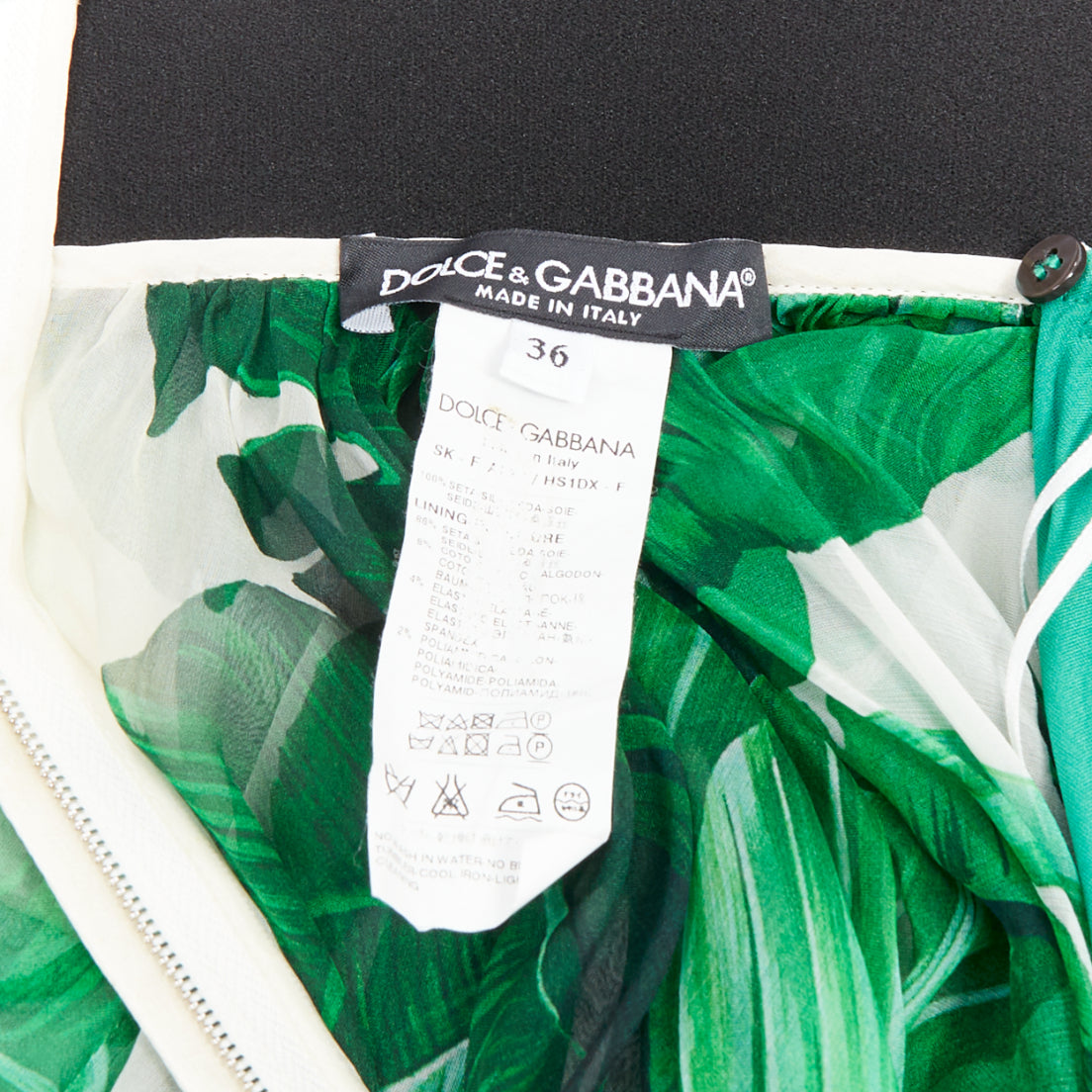 Dolce & Gabbana Tropical Chiffon Skirt - Image 10