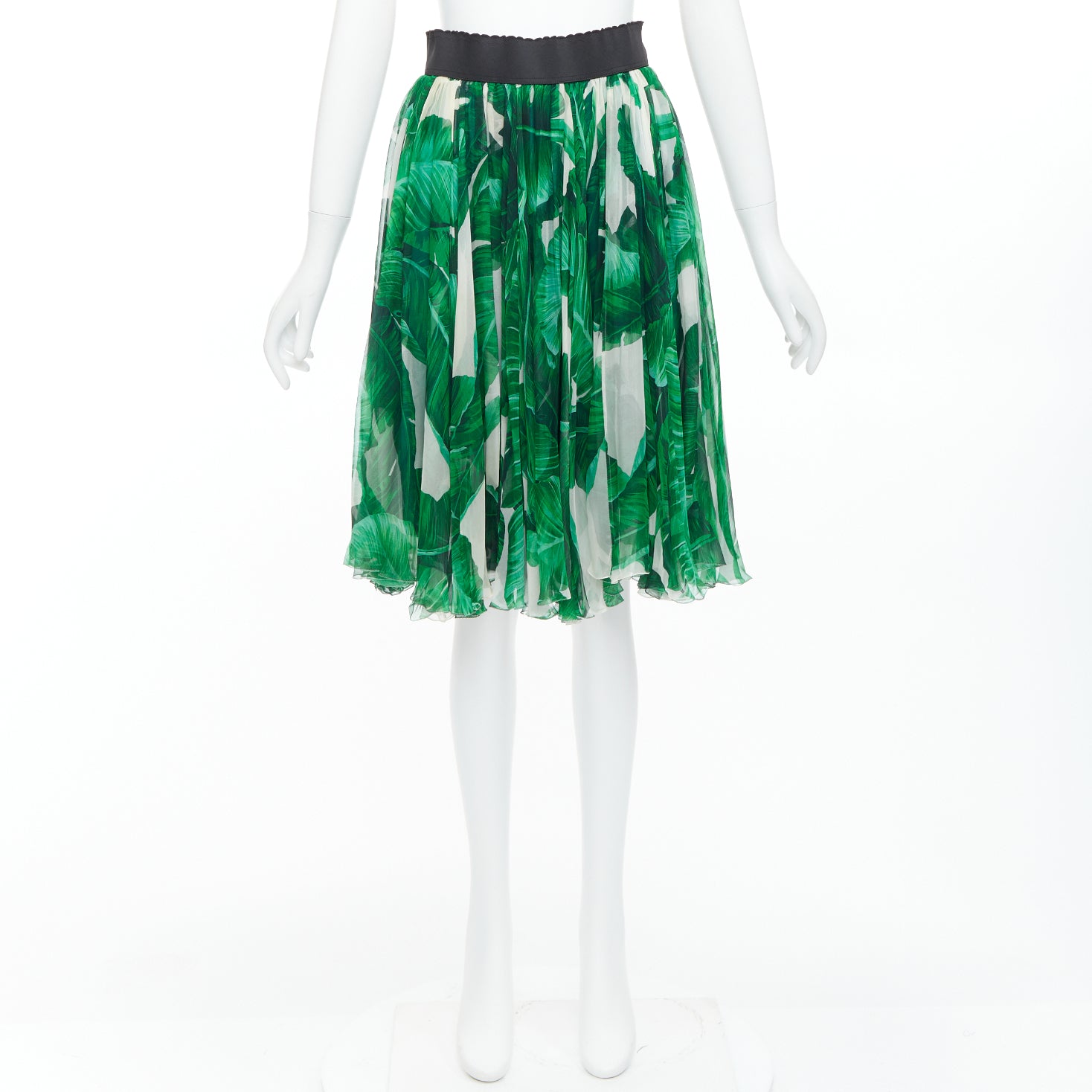 Dolce & Gabbana Tropical Chiffon Skirt - Image 11
