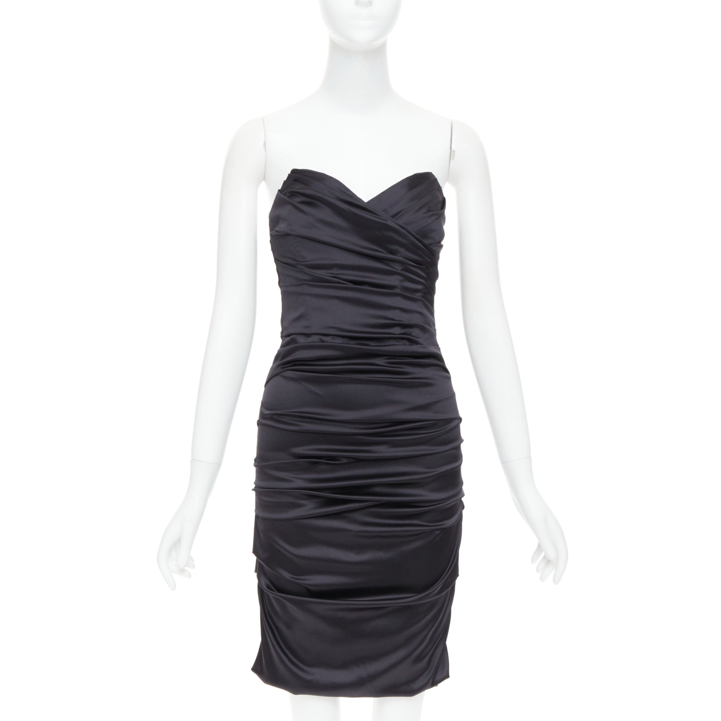 Dolce & Gabbana Ruched Cocktail Dress