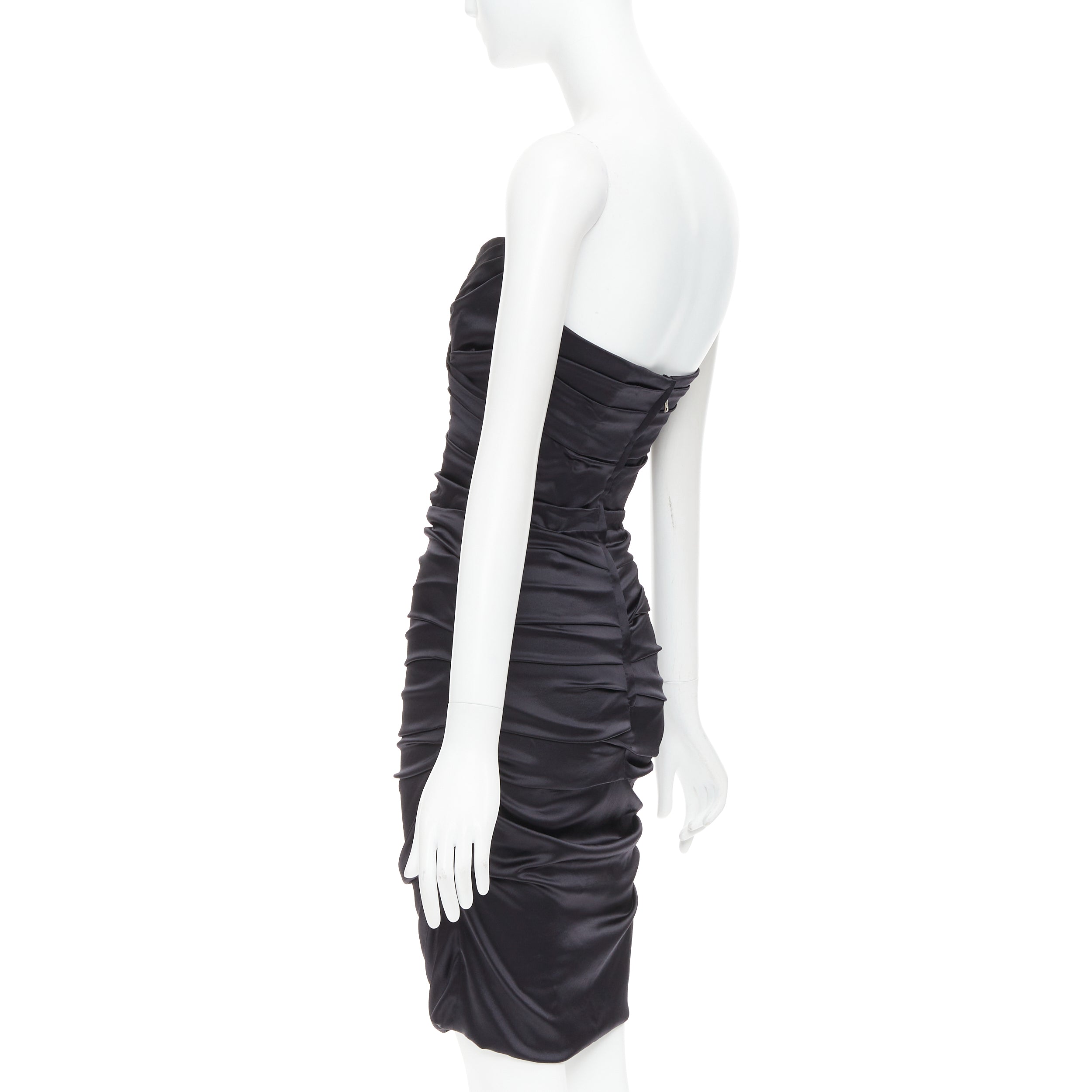 Dolce & Gabbana Ruched Cocktail Dress - Detail 1