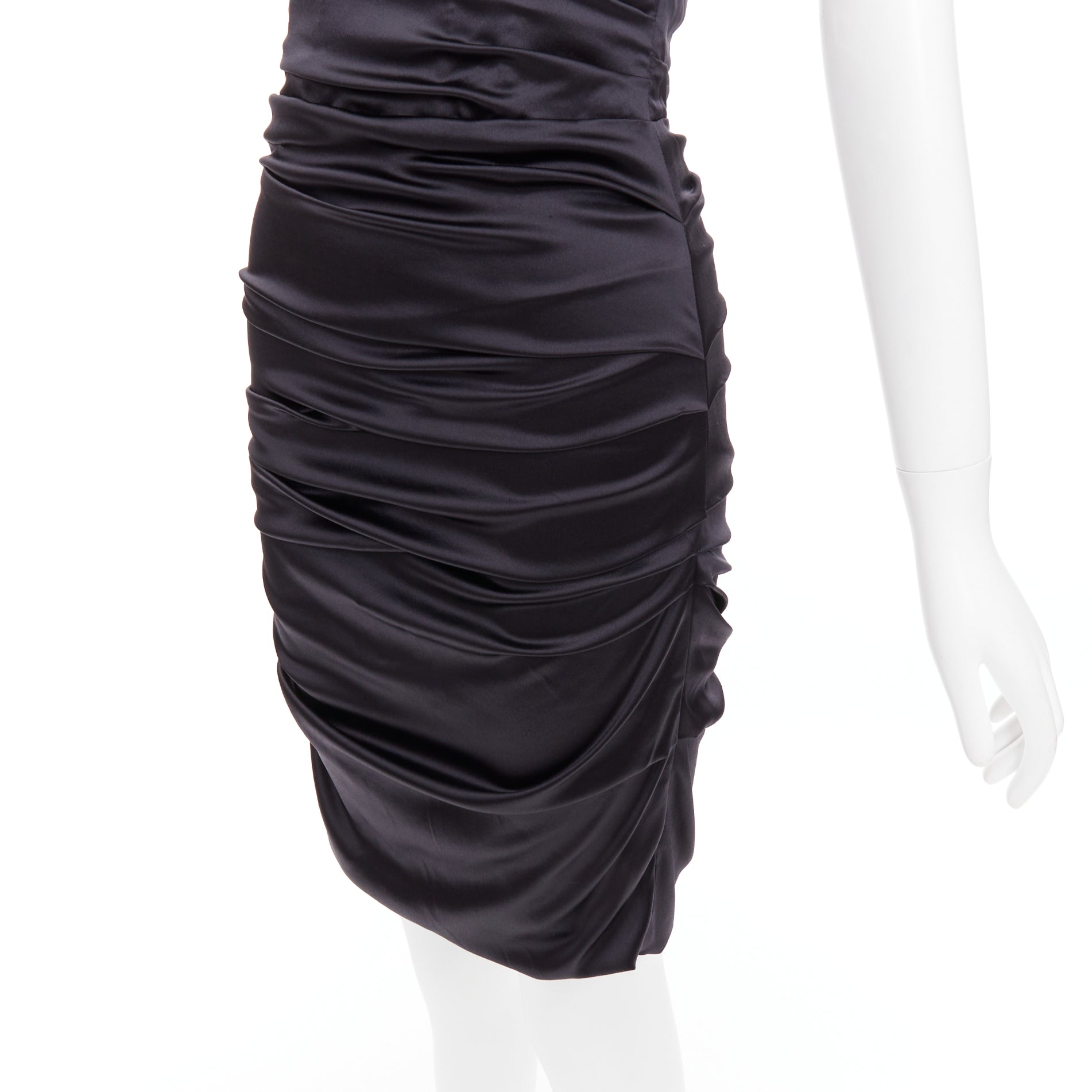 Dolce & Gabbana Ruched Cocktail Dress - Detail 2