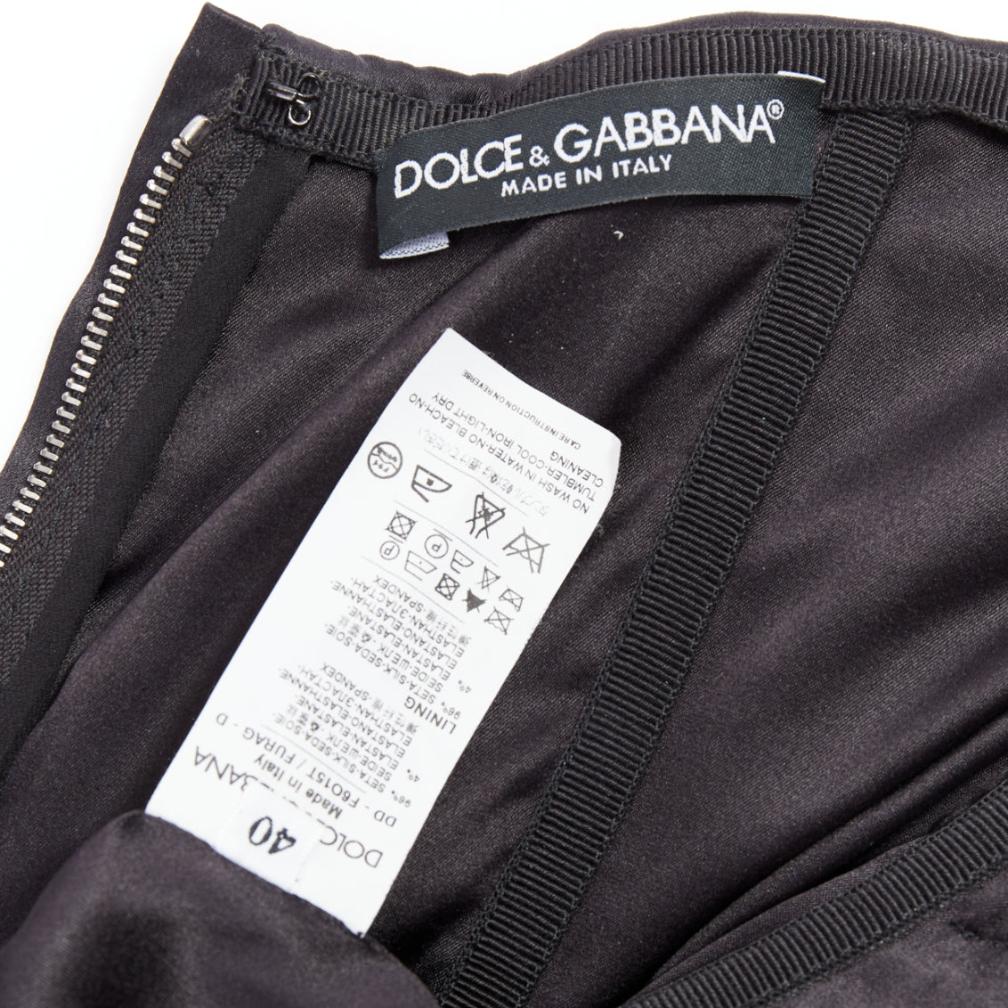 Dolce & Gabbana Ruched Cocktail Dress - Image 10