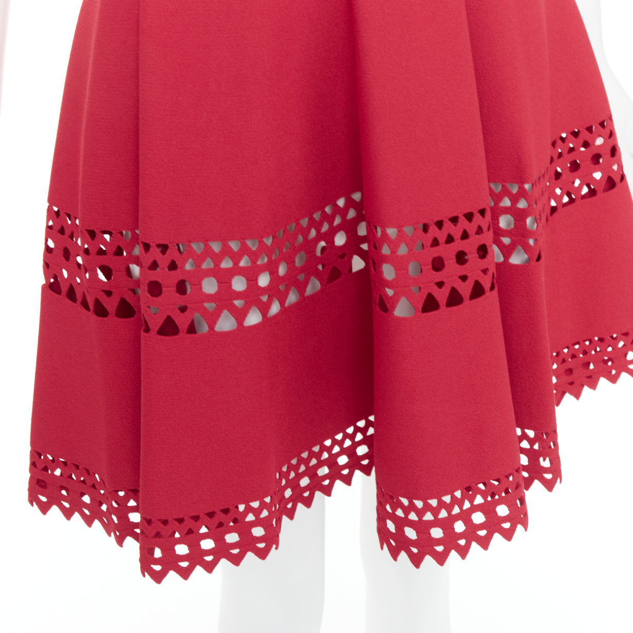 Alaïa Laser Cut Dress - Back view