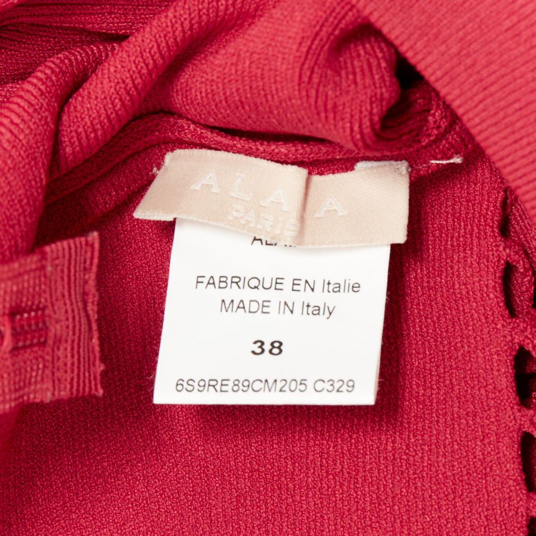 Alaïa Laser Cut Dress - Image 10