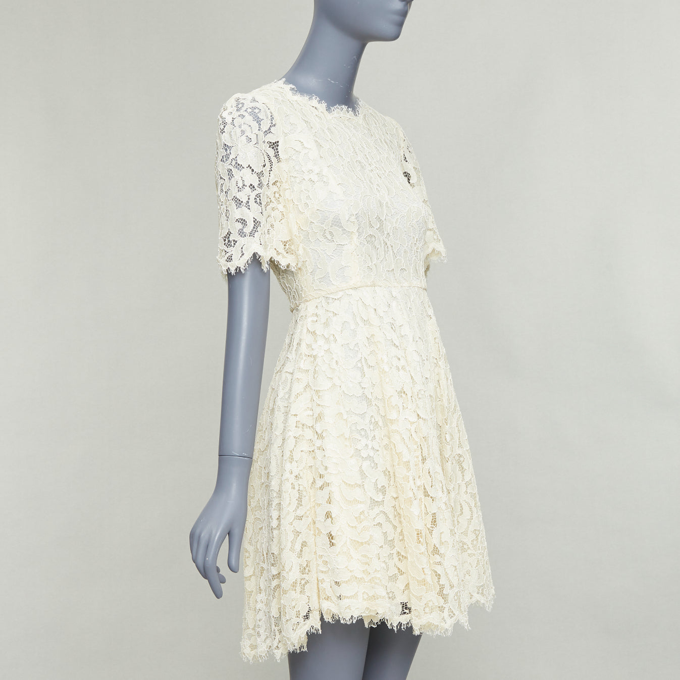 Dolce & Gabbana Floral Lace Dress - Image 6
