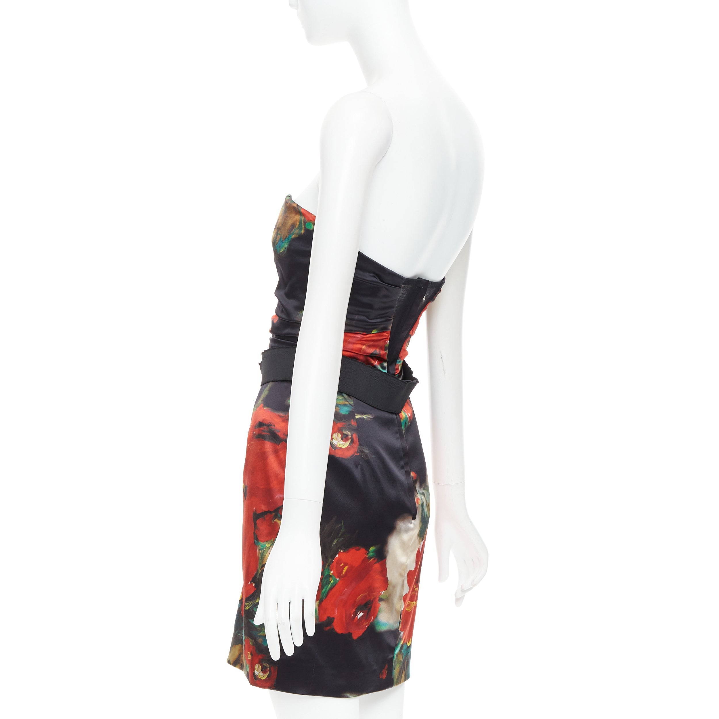 Dolce & Gabbana Rose Print Dress - Detail 1