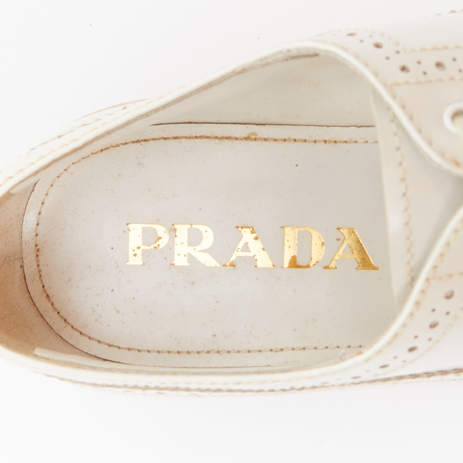 Prada Platform Brogue Oxfords - Detail 1