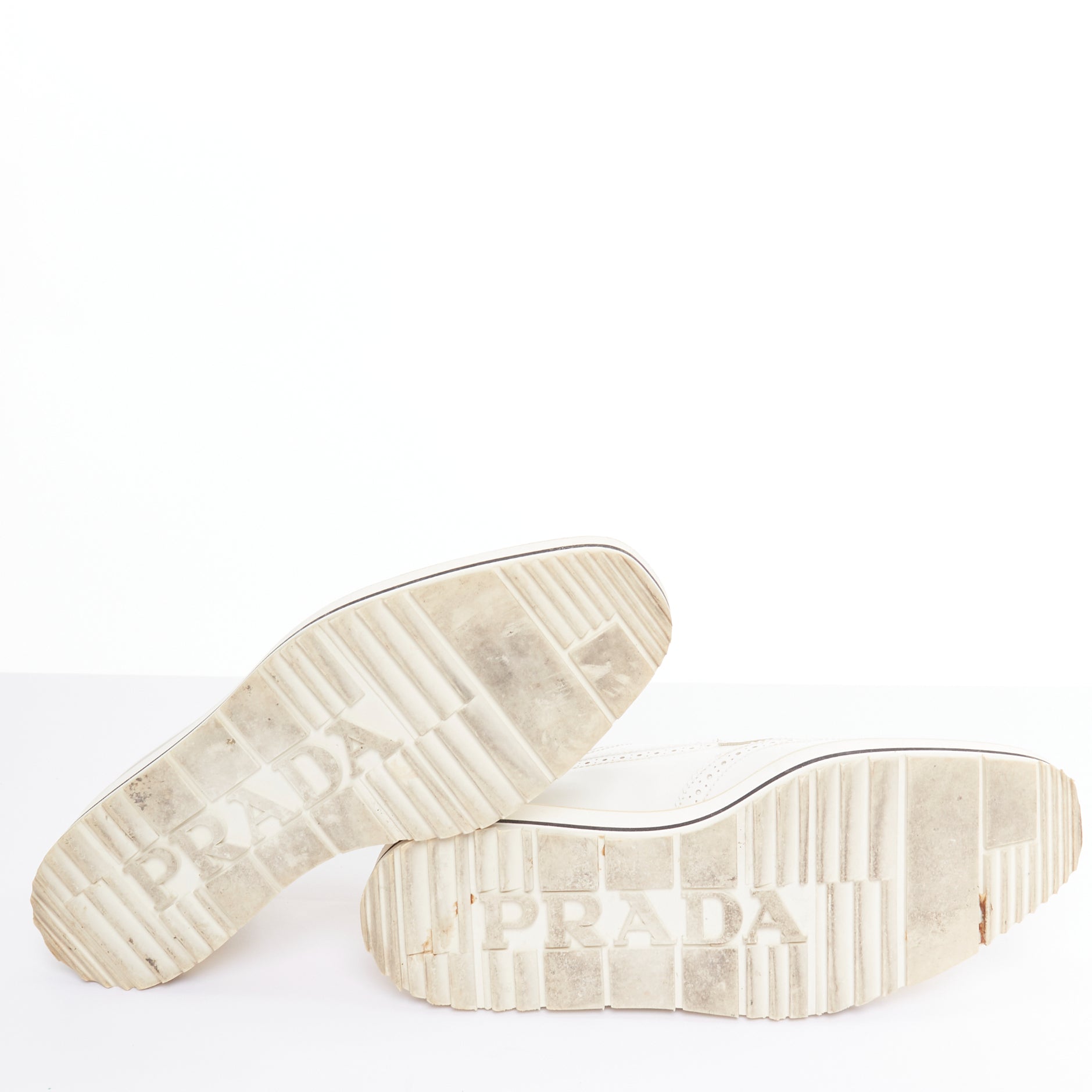 Prada Platform Brogue Oxfords - Image 13
