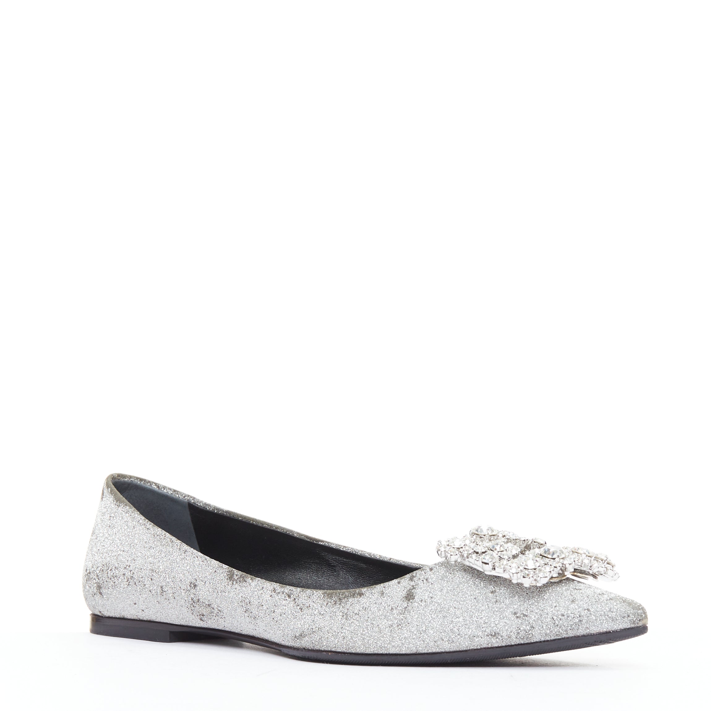 Roger Vivier Crystal Buckle Flats - Image 6