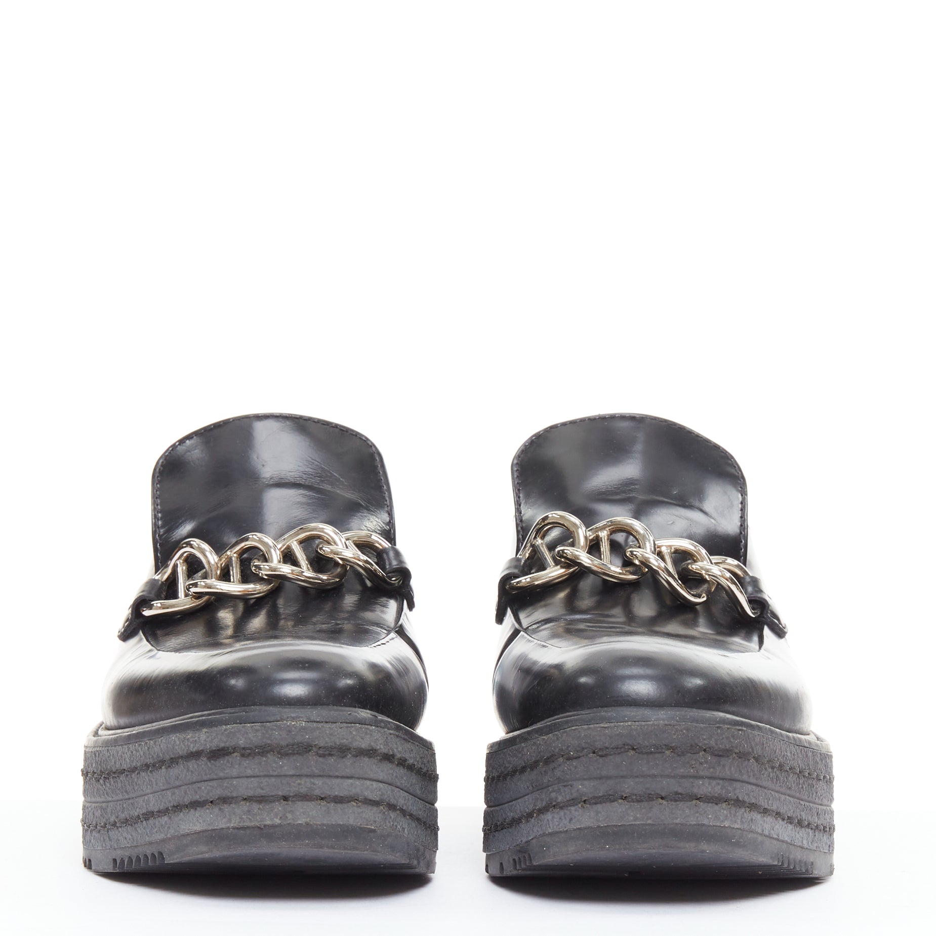 Prada Chain Platform Brogues - Image 6