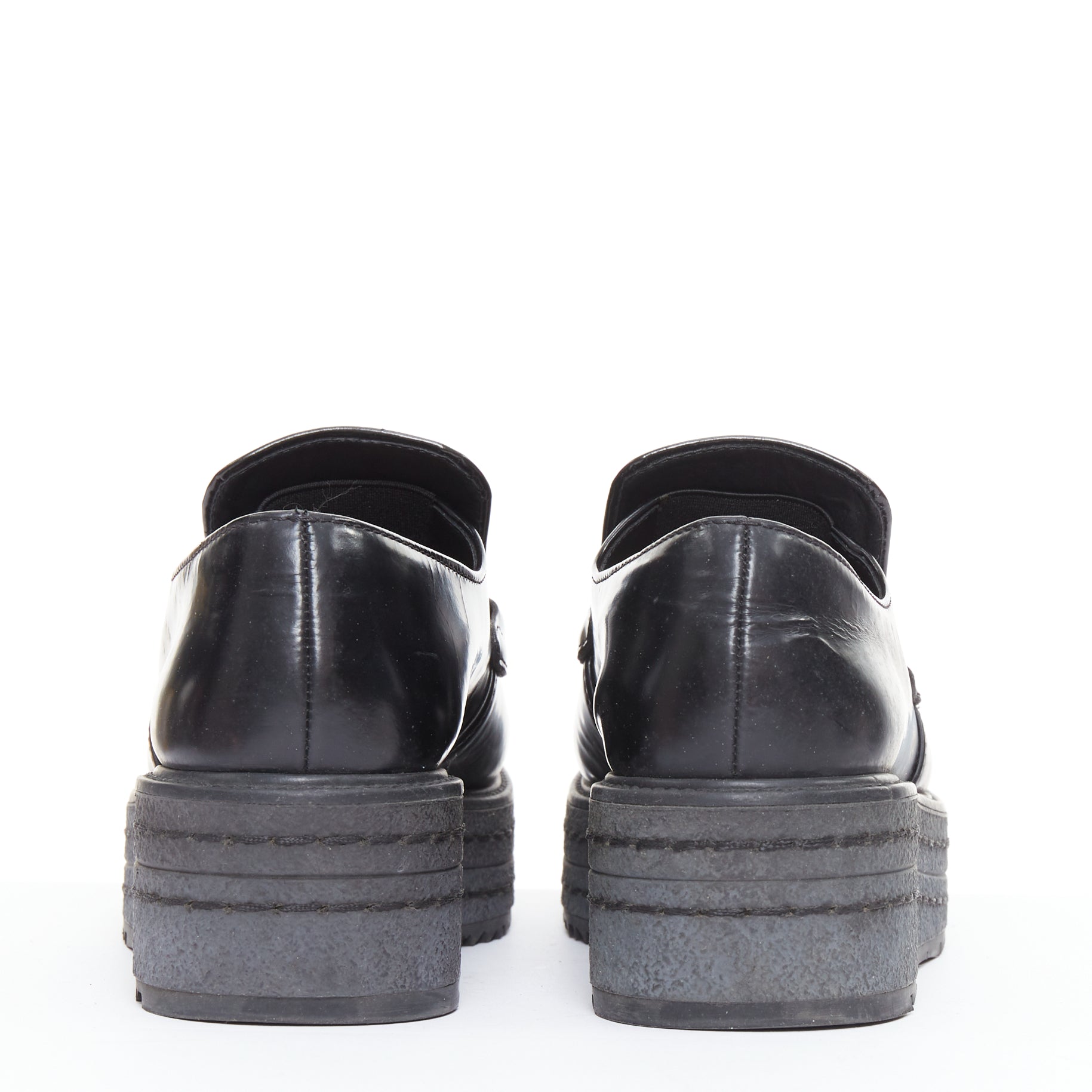 Prada Chain Platform Brogues - Side view