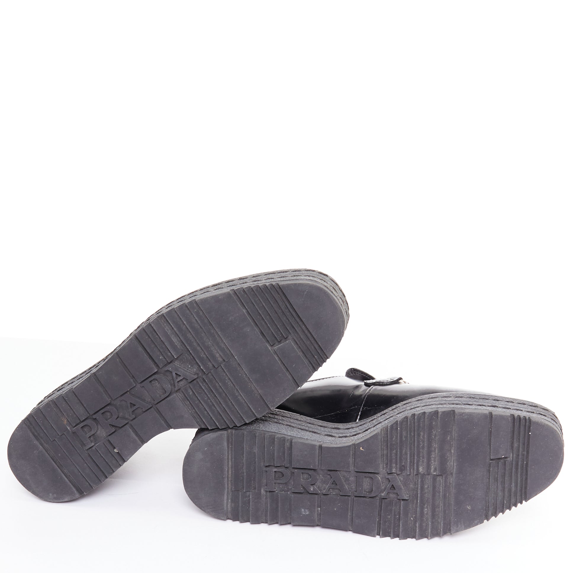 Prada Chain Platform Brogues - Image 13