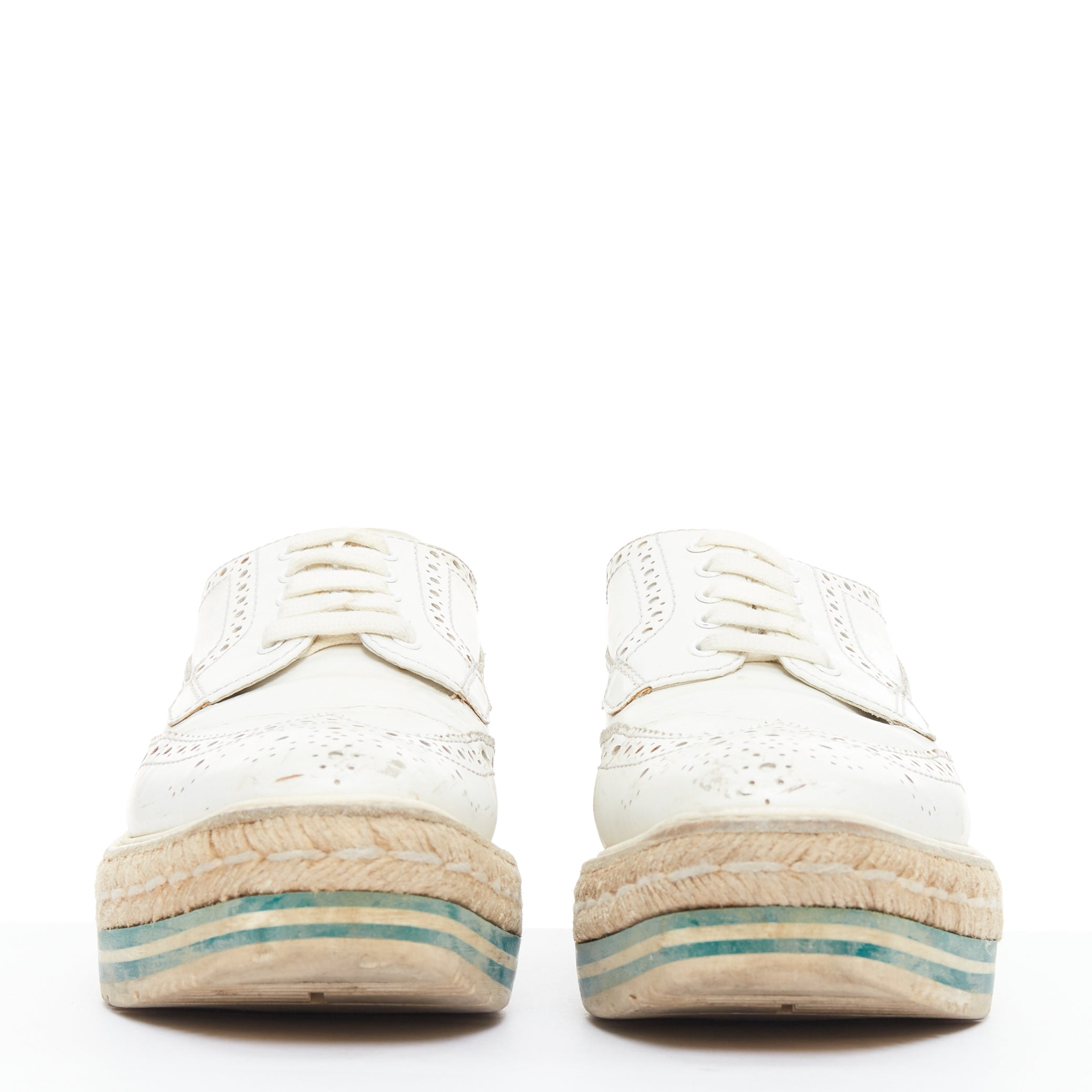 Prada Espadrille Brogue Oxfords - Image 6