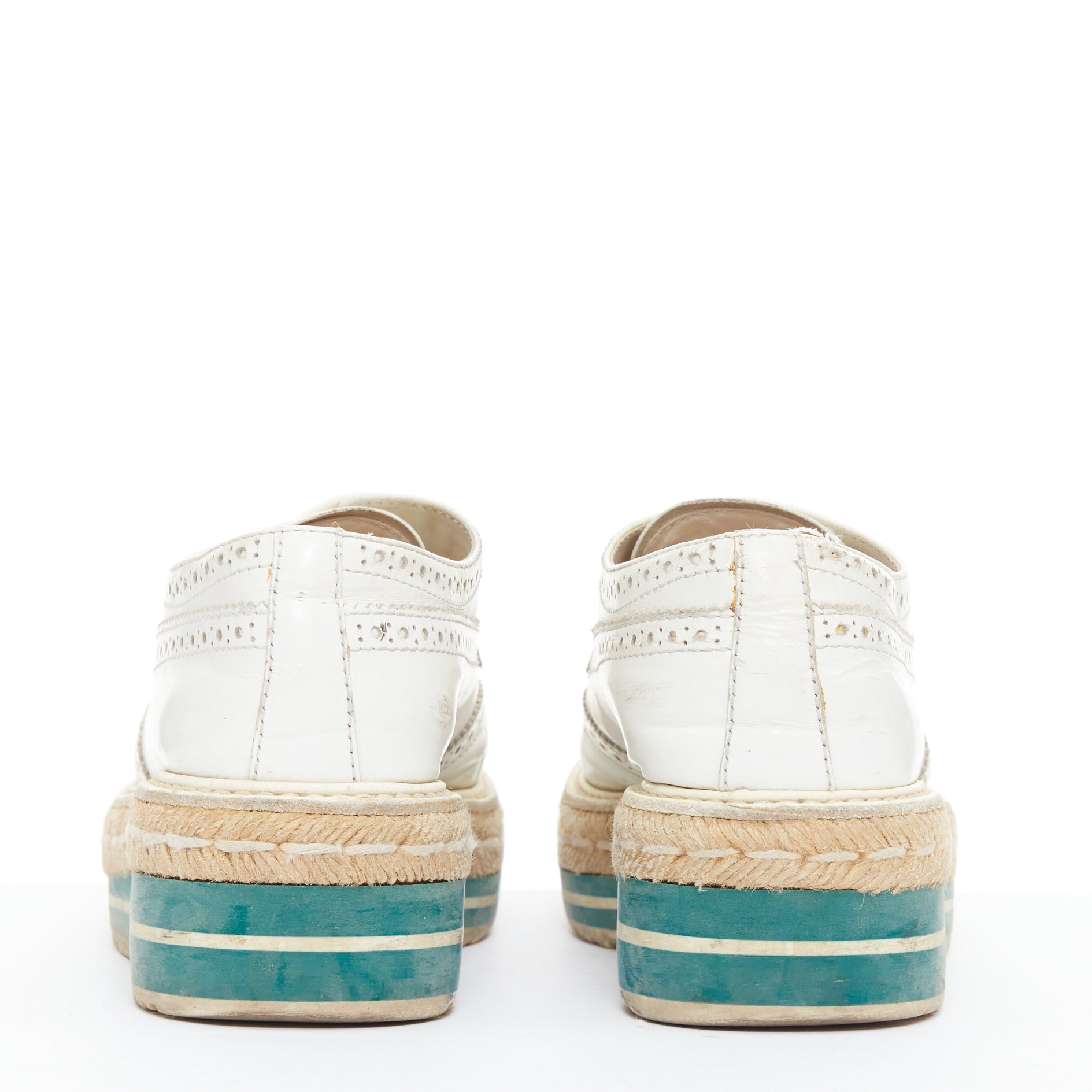 Prada Espadrille Brogue Oxfords - Side view