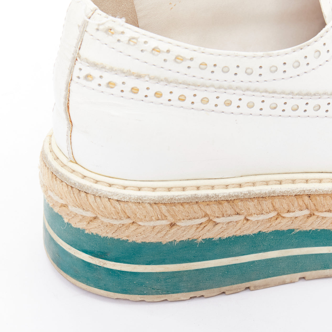 Prada Espadrille Brogue Oxfords - Image 10