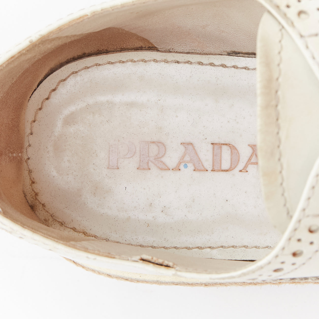 Prada Espadrille Brogue Oxfords - Image 11