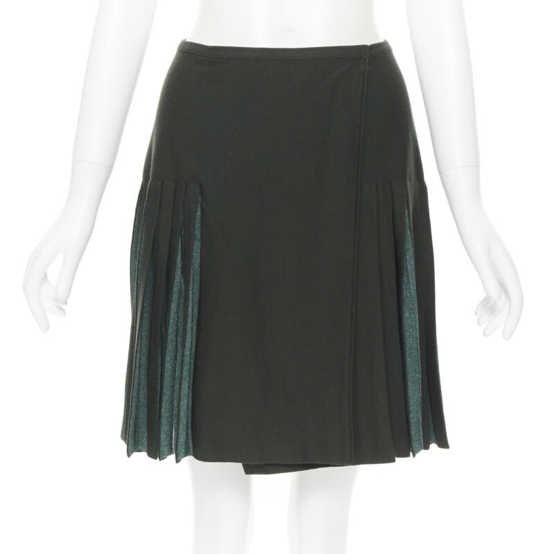 Alaïa Pleated Wrap Skirt
