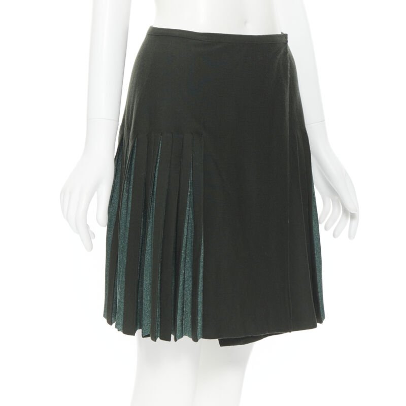 Alaïa Pleated Wrap Skirt - Image 6