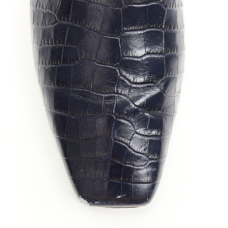 Jimmy Choo Mock Croc Flats - Detail 1