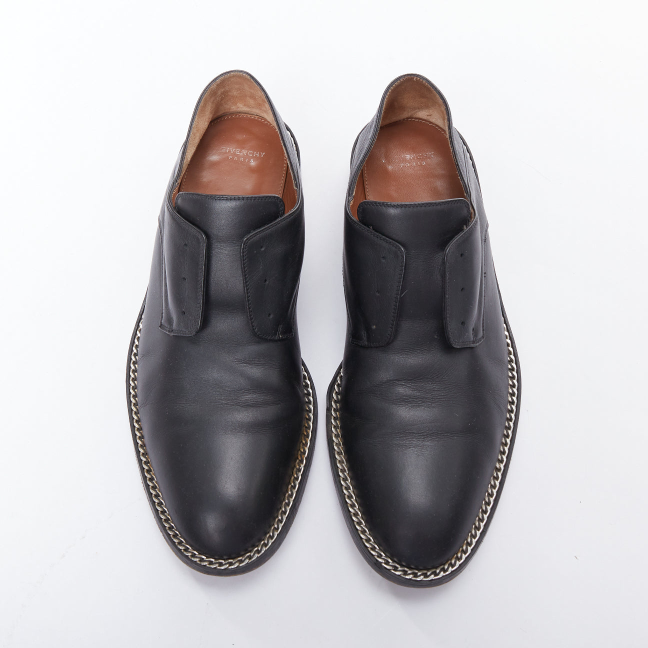 Givenchy Chain Heel Brogues - Image 6