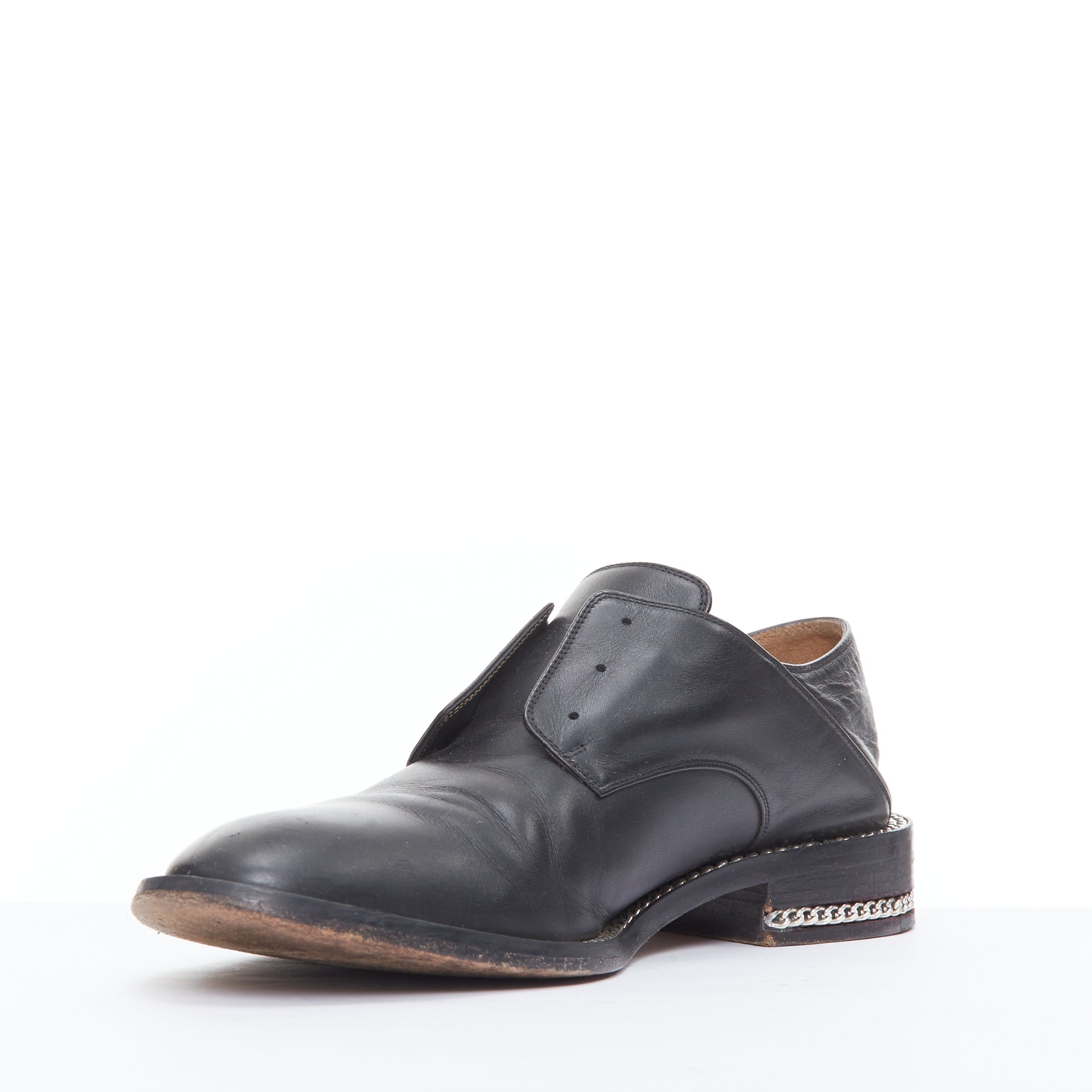 Givenchy Chain Heel Brogues - 4