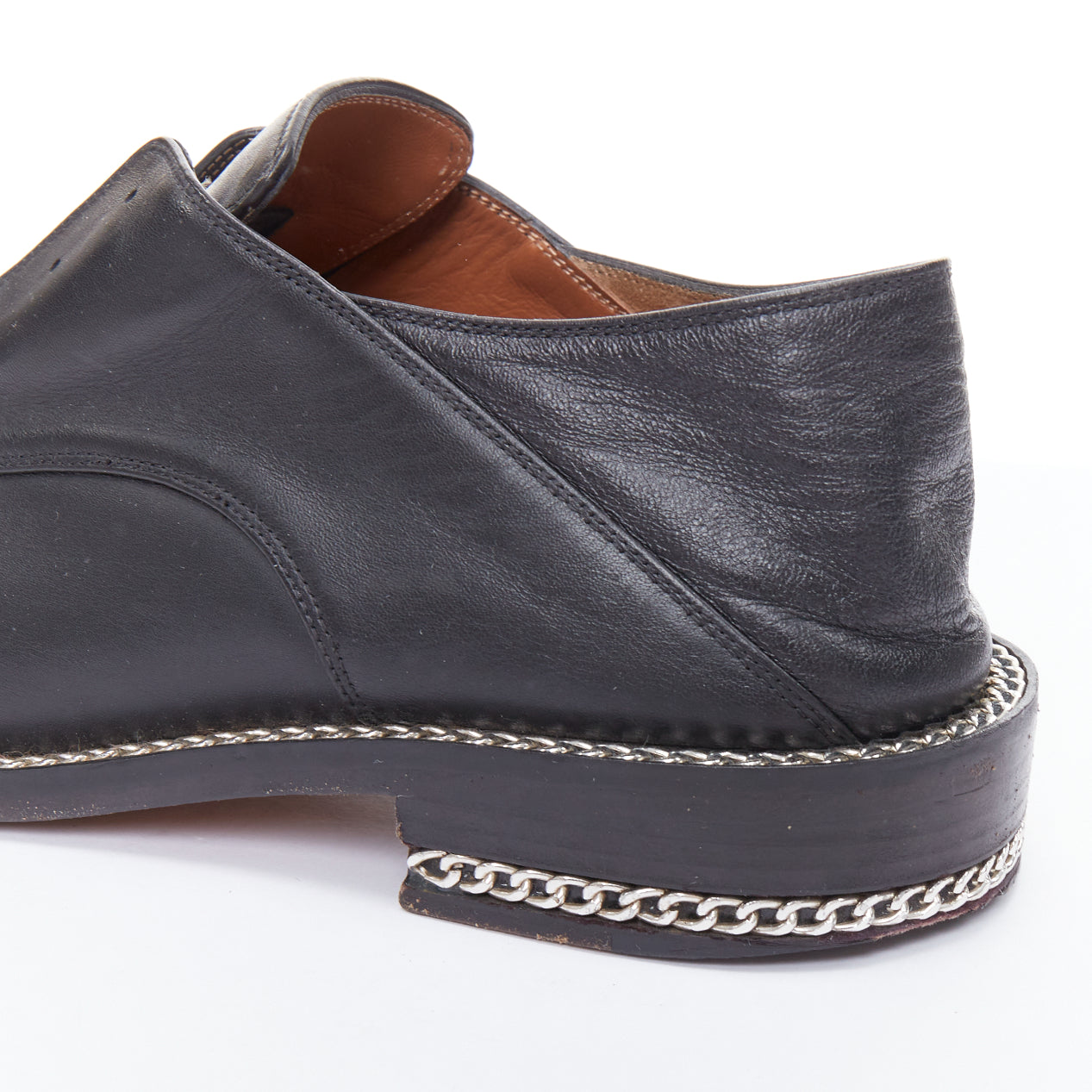 Givenchy Chain Heel Brogues - Image 10