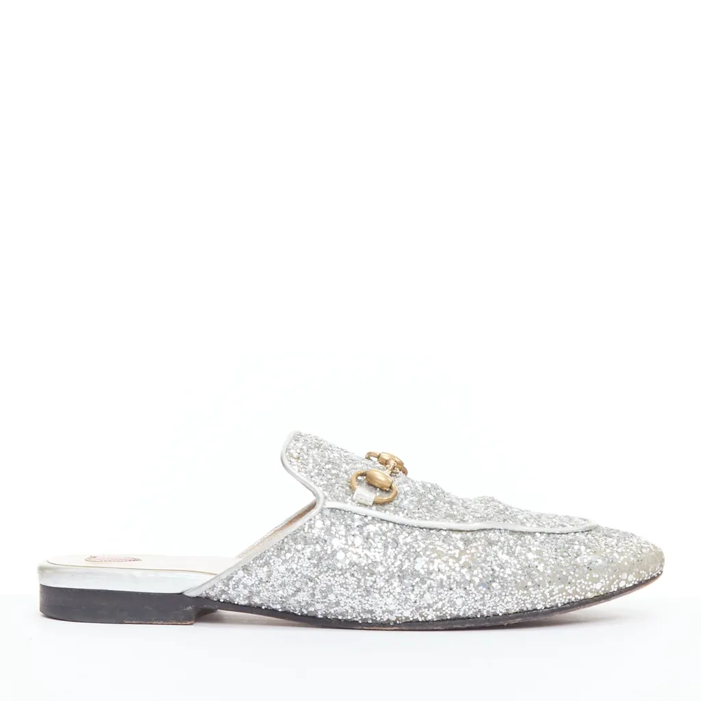 Gucci Princetown Silver Fair - Back View