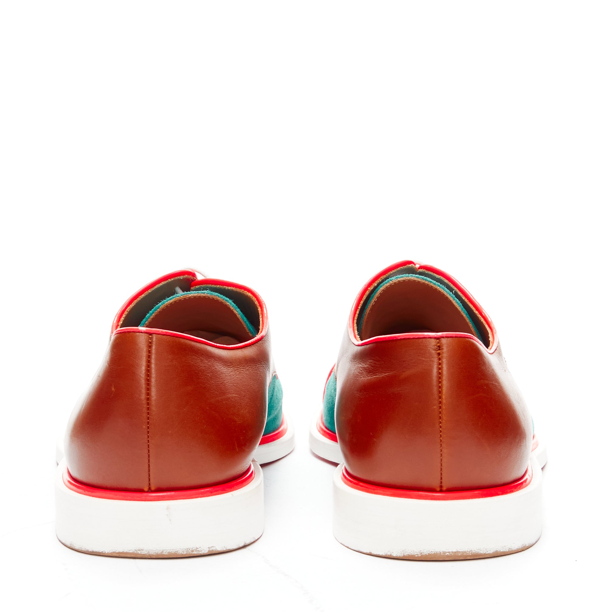 Christian Louboutin Neon Piping Brogues - Side view