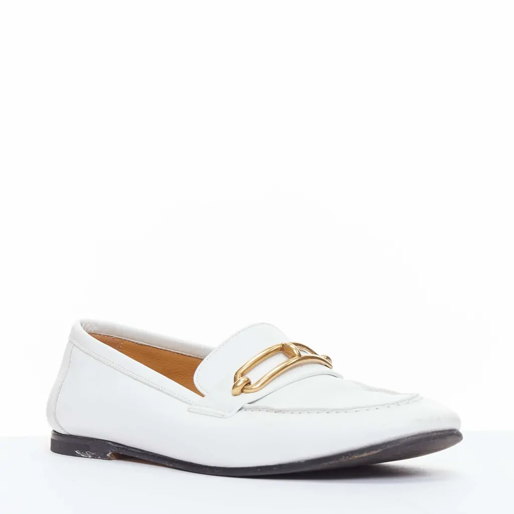Hermès Colette White Leather Good - Back View