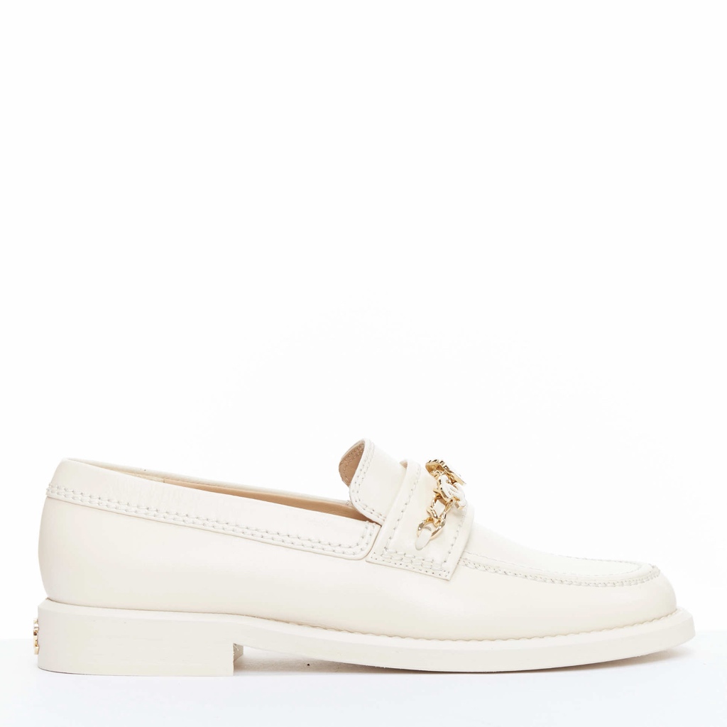 Chanel Heart Charm Loafers - Back view