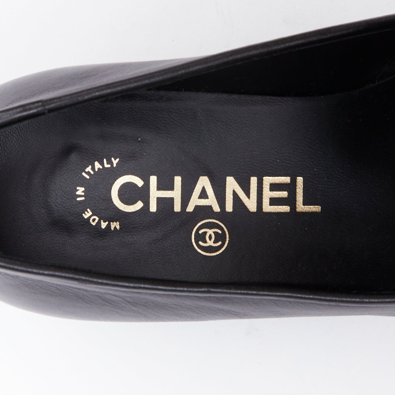 Chanel Coin Embellished Loafers - Image 11