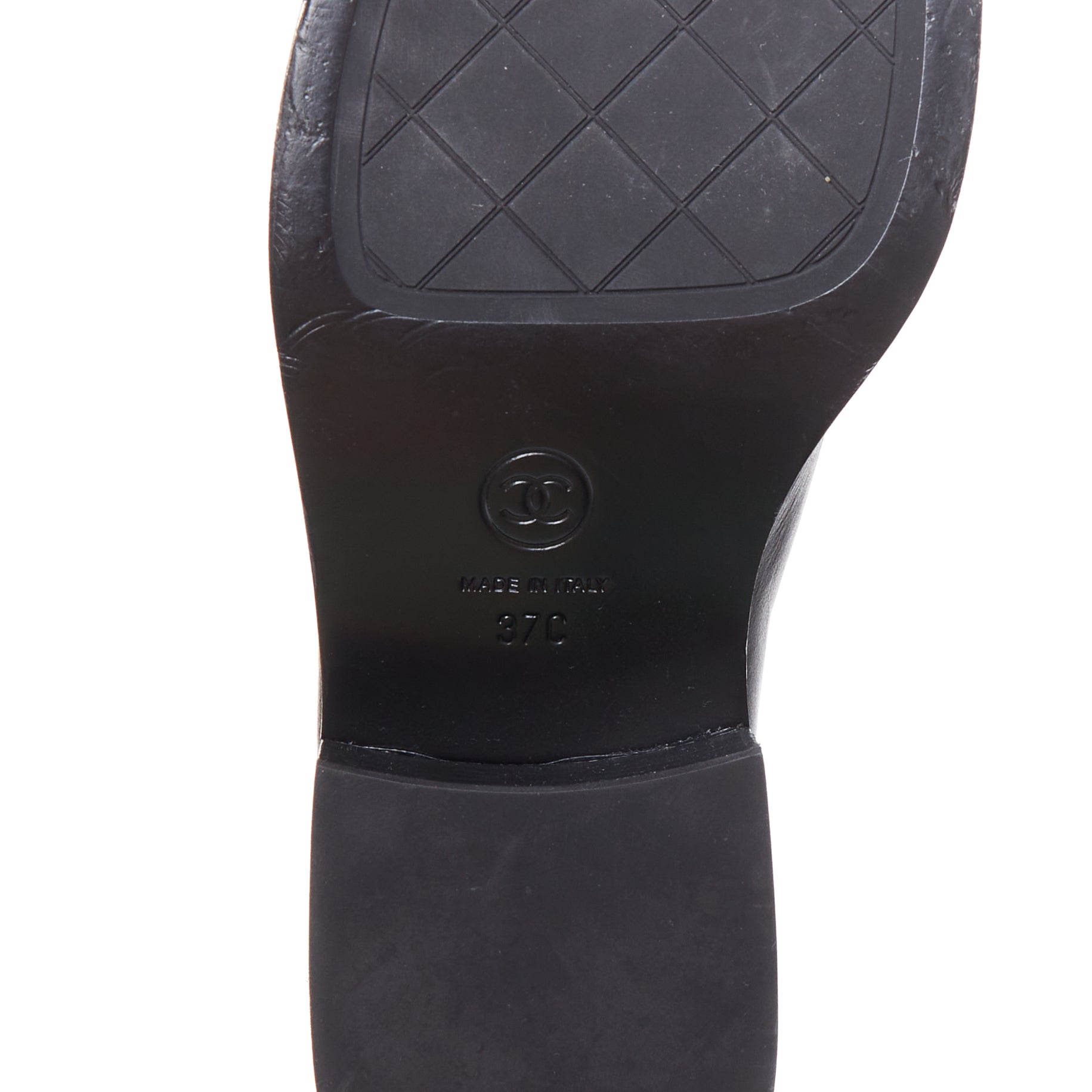 Chanel Coin Embellished Loafers - Image 12