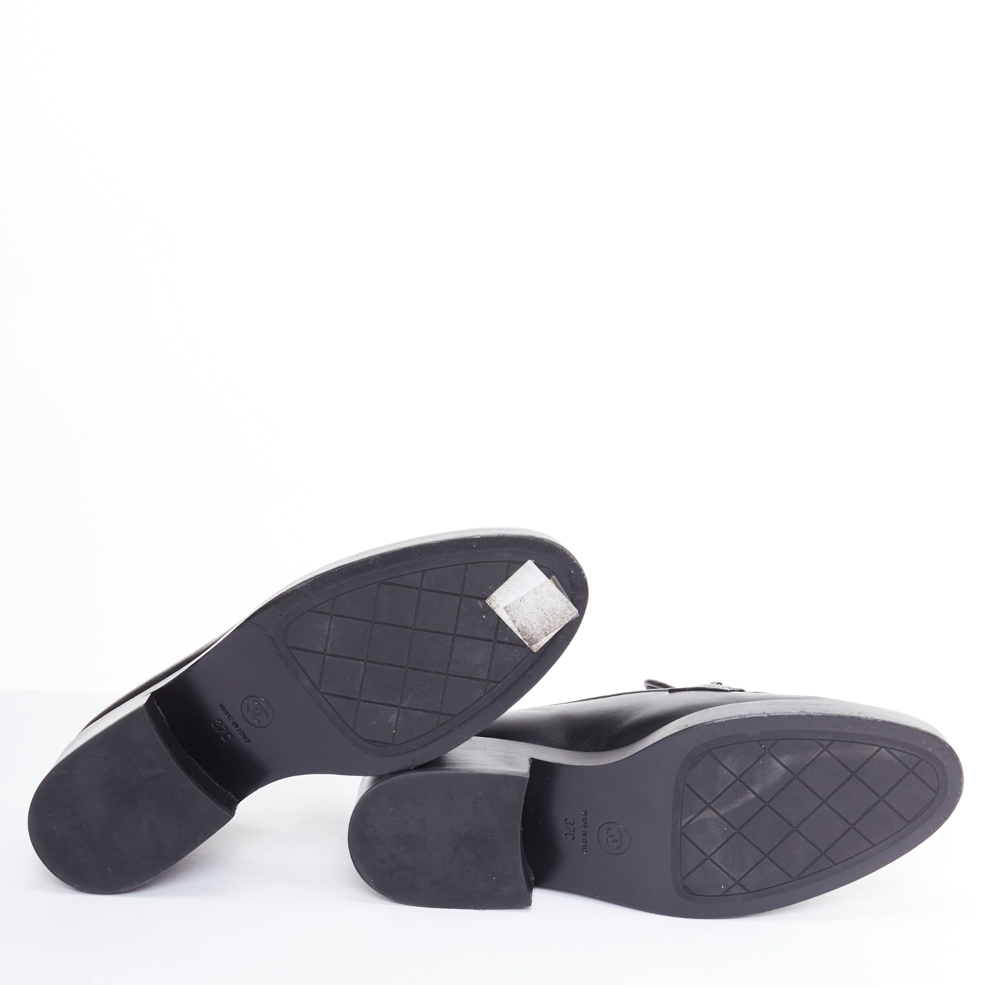 Chanel Coin Embellished Loafers - Image 13