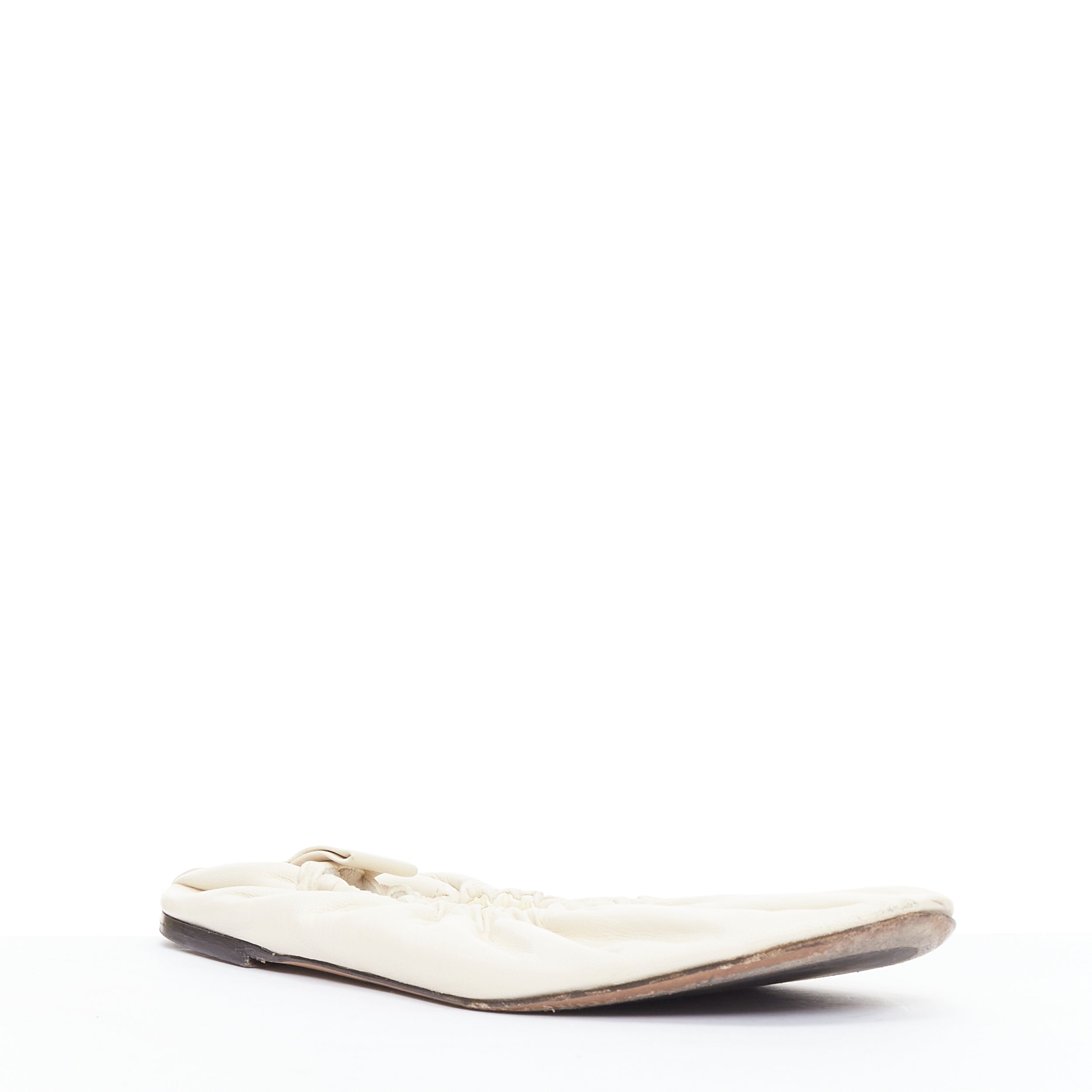 The Row Ruched Ballerina Flats - Image 6