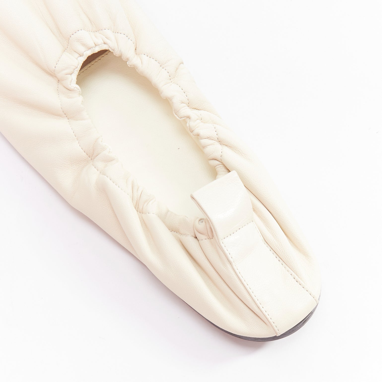 The Row Ruched Ballerina Flats - Image 10