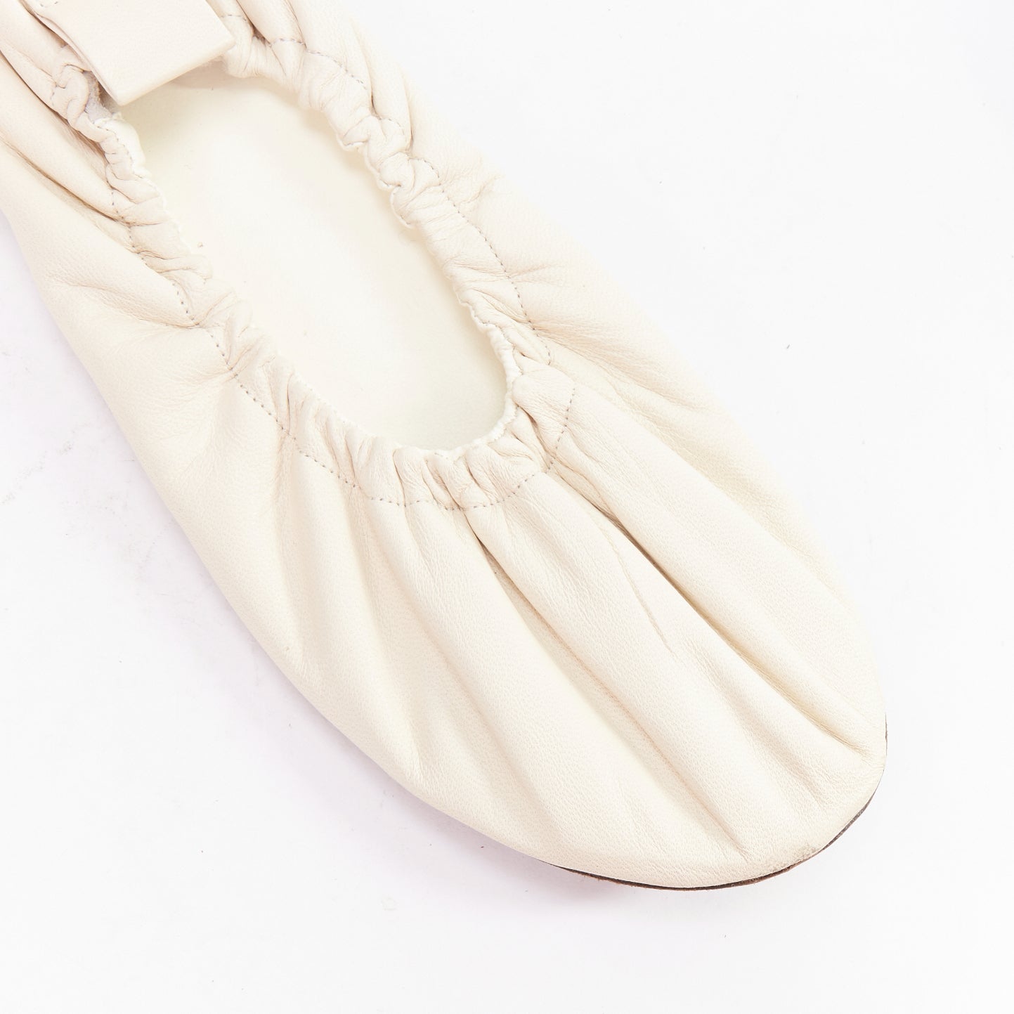 The Row Ruched Ballerina Flats - Image 11