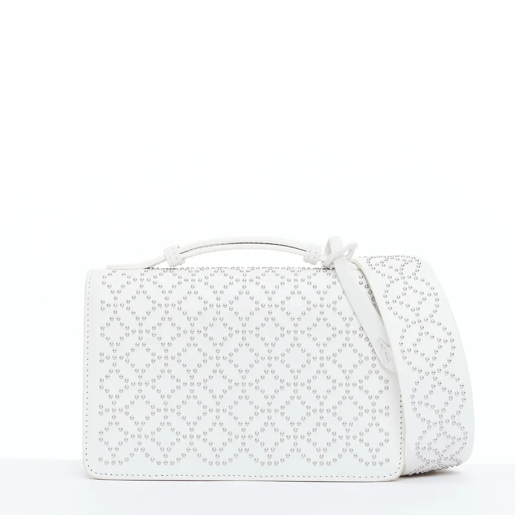 Alaïa Arabesque White Leather Very good - Front View