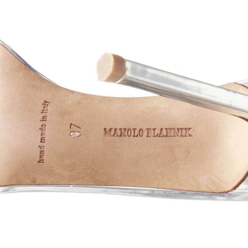 Manolo Blahnik Chain Strap Sandals - Image 13