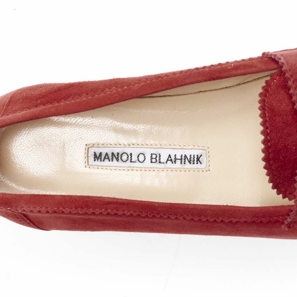 Manolo Blahnik Classic Penny Loafers - Image 11