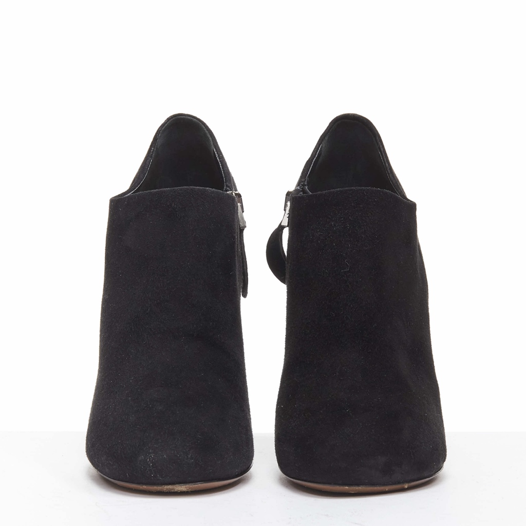 Alaïa Jacquard Gold Heel Boots - 4