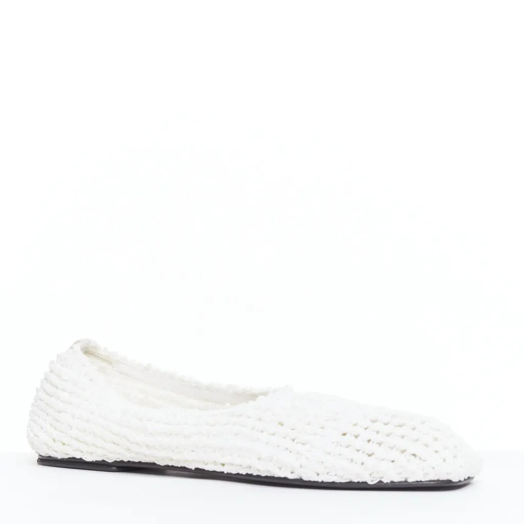The Row Crochet Ballet Flats White Very good - Inside View