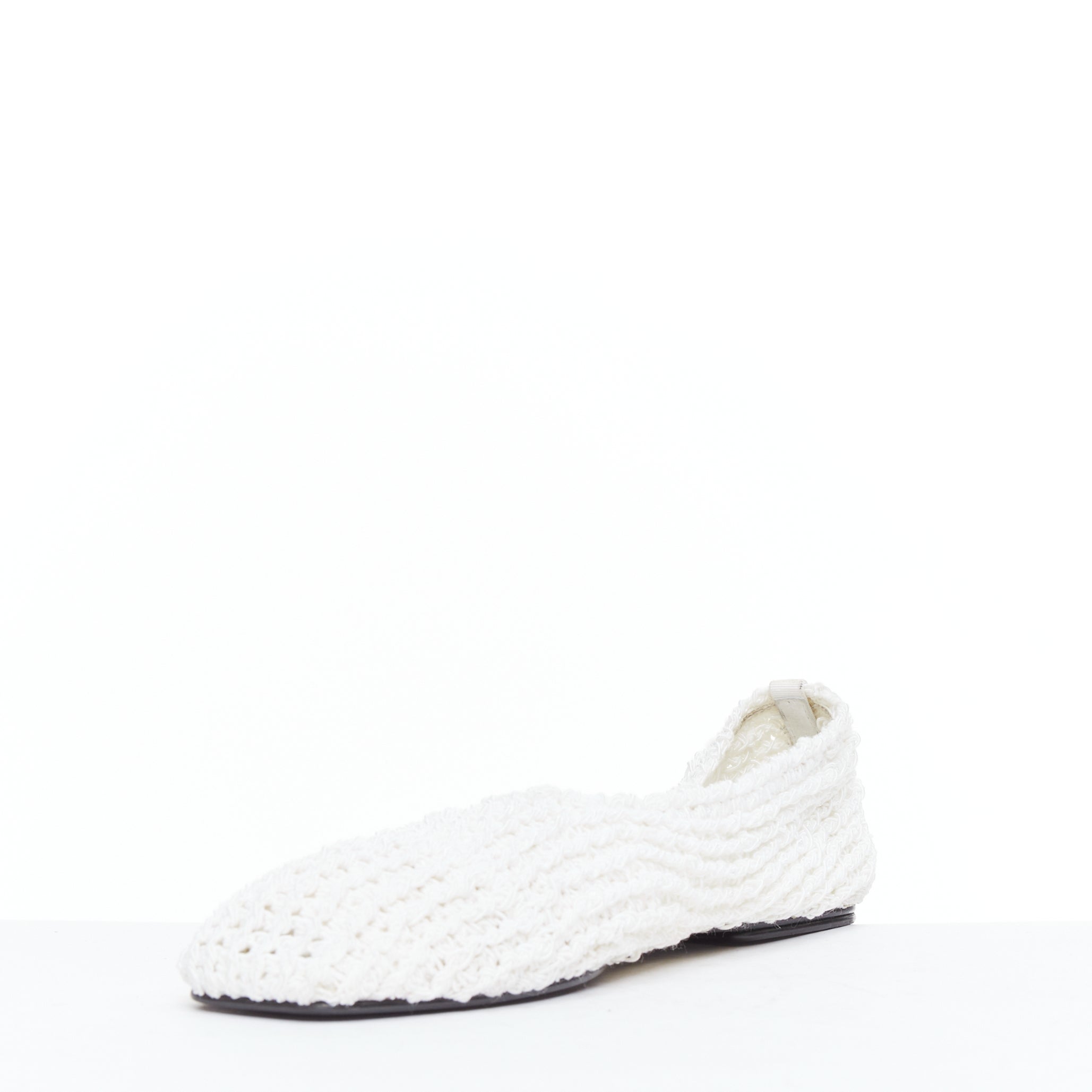The Row Crochet Ballet Flats - 4