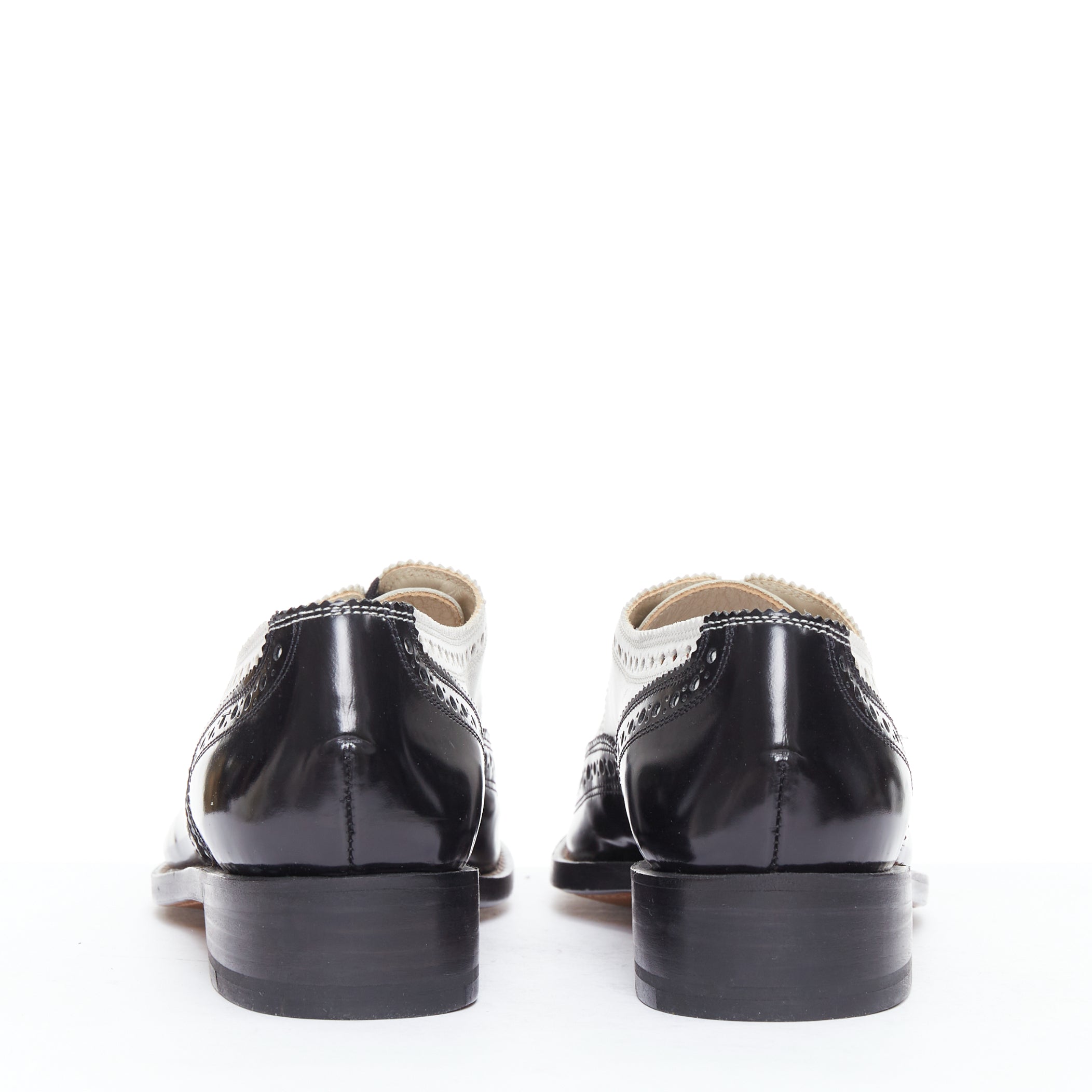 Robert Clergerie Bicolor Derby Brogue - Side view