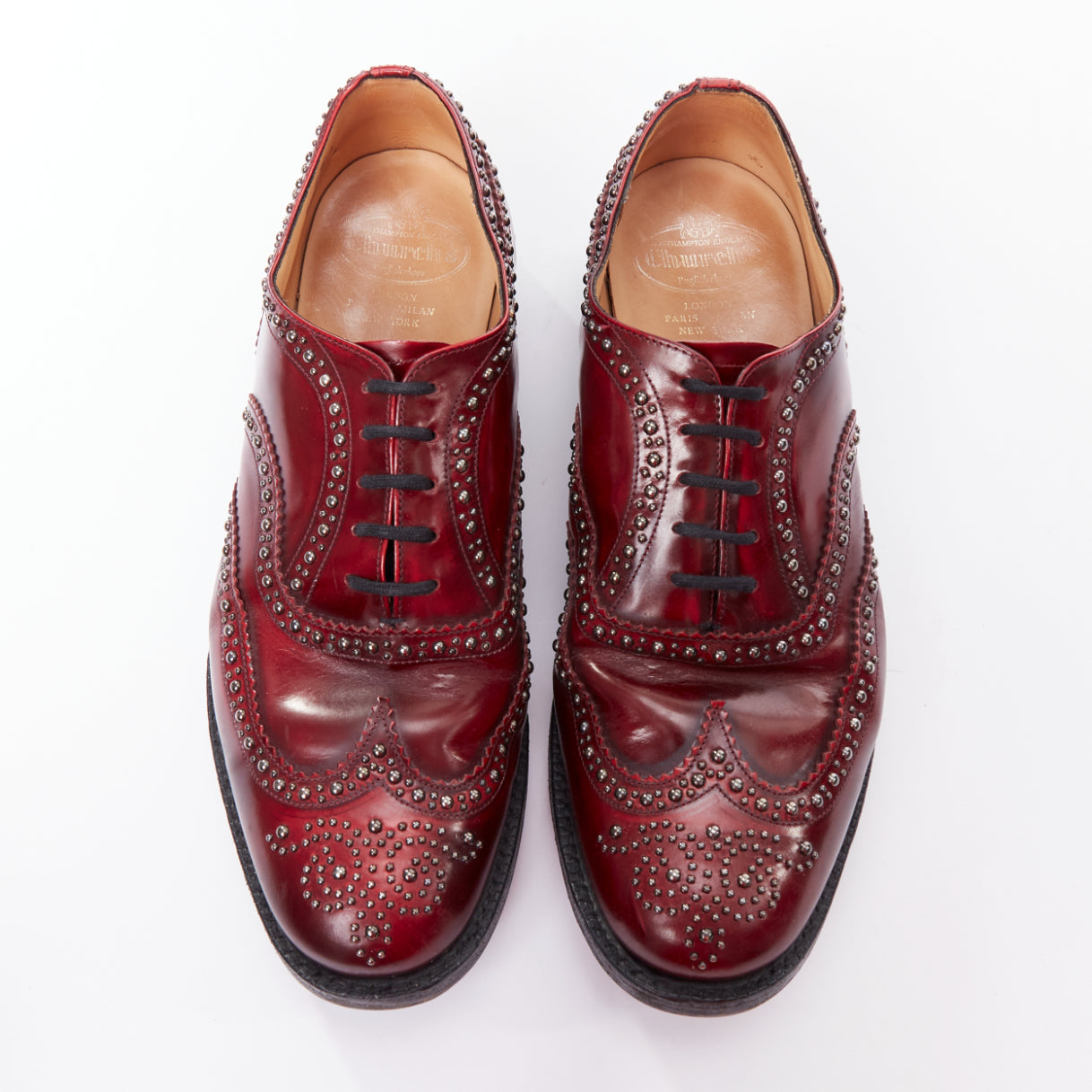 Church's Studded Lace Brogues - Back view